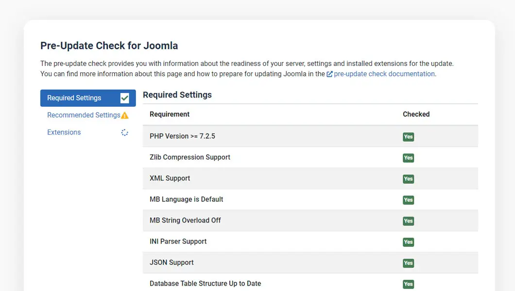 upgrade joomla 1
